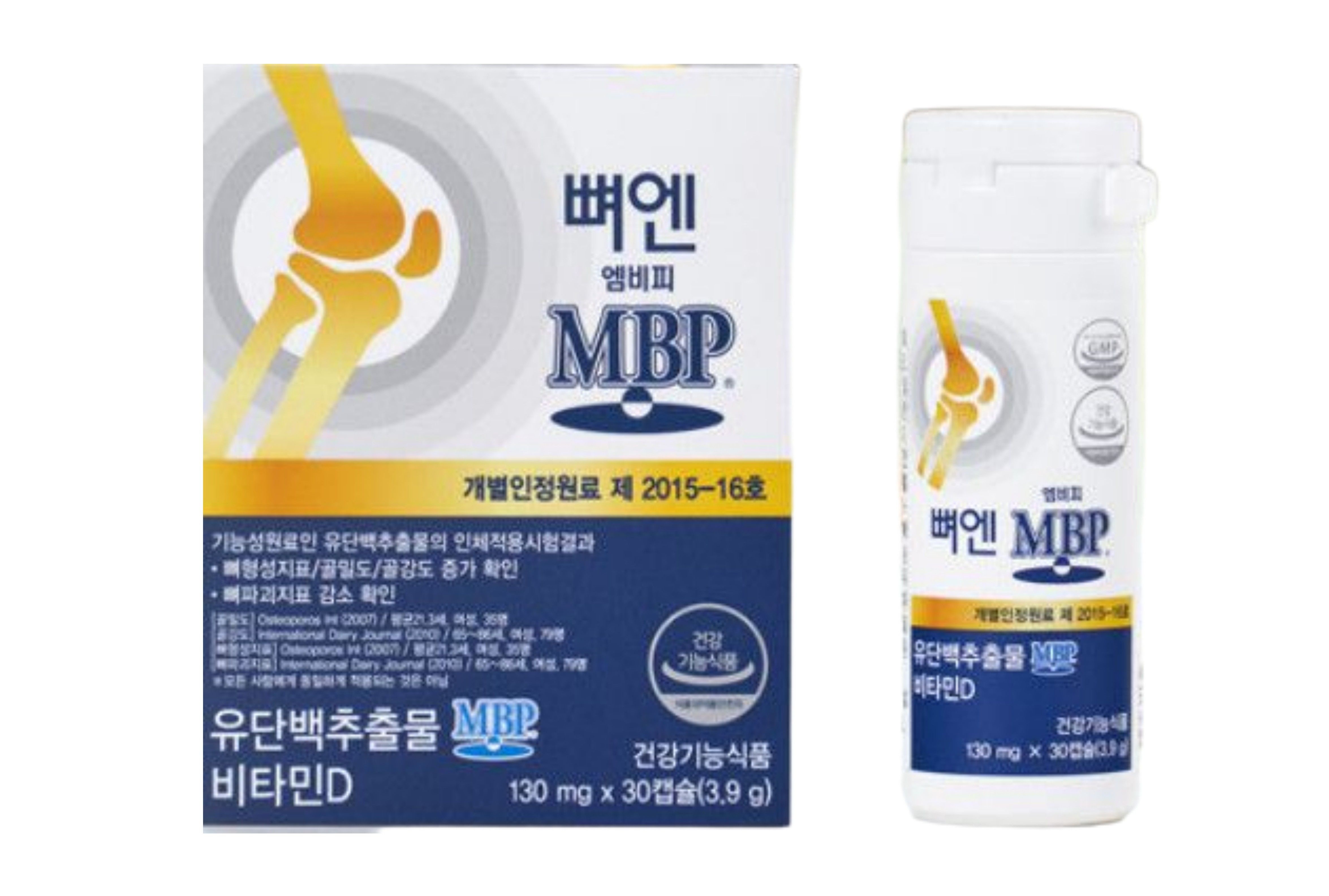 주영엔에스 뼈엔 엠비피 MBP 130mg x 30 캡슐 1박스 웰니스MAD