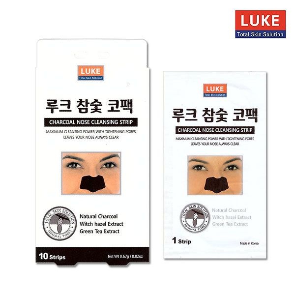 루크 참숯코팩10매입 / 모공 피지 블랙헤드 /28년08월까지