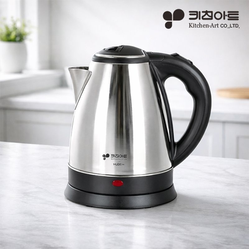 키친아트 [eTVws]키친아트 1.8L 스테인리스 무선 전기포트 커피포트 전기주전자 KEHT-180S[35800486]