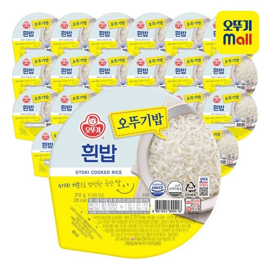 {백화점 상품} [오뚜기] 맛있는 오뚜기밥 210g 24개 512462