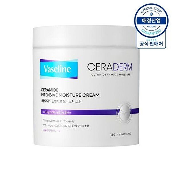 애경 [애경]바세린 세라덤 인텐시브 모이스처 바디크림 450ml ,1개