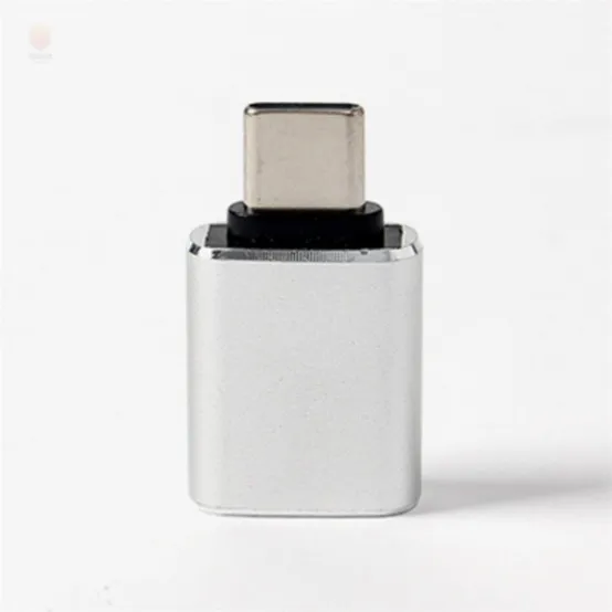 욘프로컬렉션 USB A TO C타입 실버 USBCOTG젠더 USBATOC변환젠더