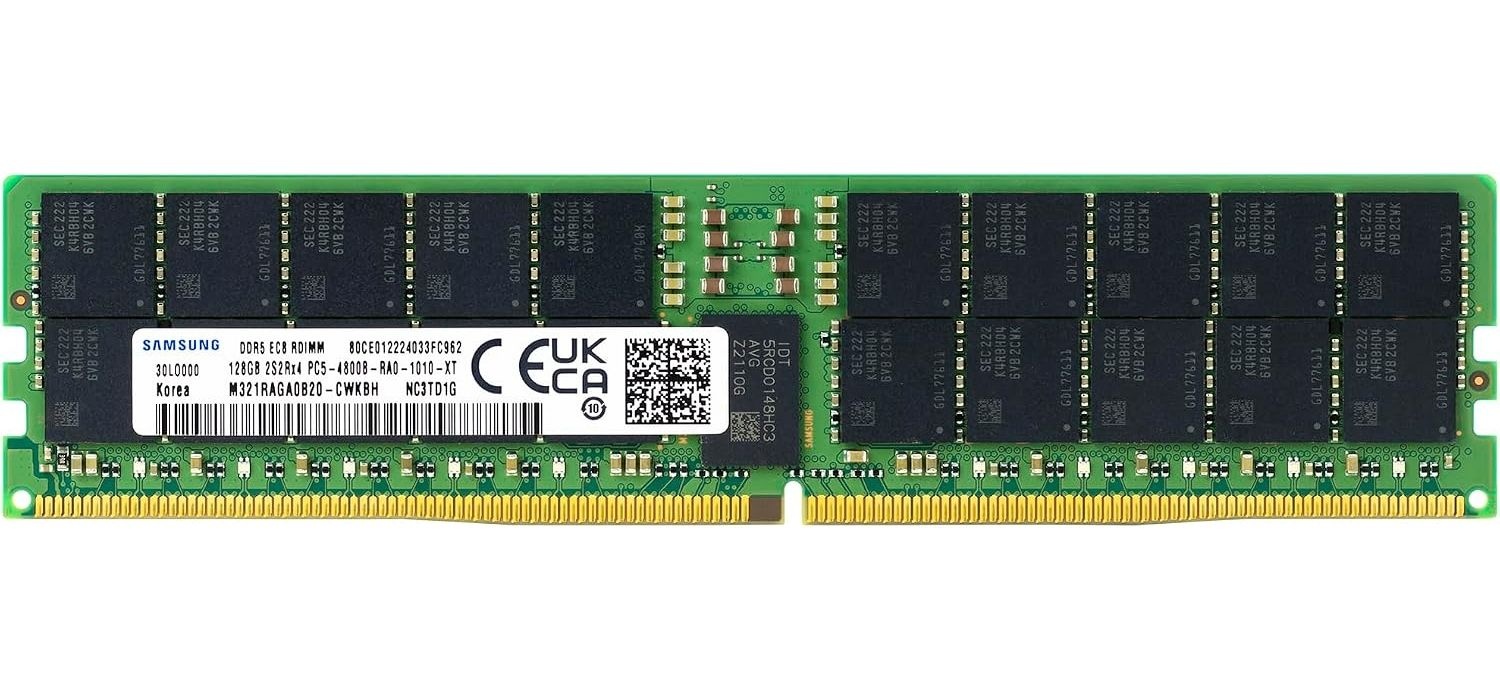 [해외] 삼성 DDR5 128GB PC5-38400 ECC RDIMM 서버램 레지스터드 메모리