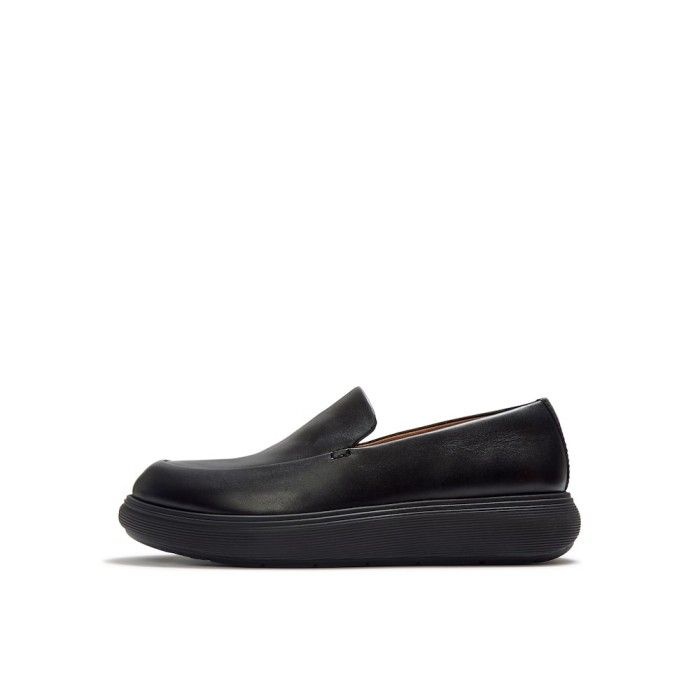 핏플랍 [FITFLOP][삼성물산공식] 여성 IQCOMFF 레더 로퍼  올 블랙 FT69K2L225