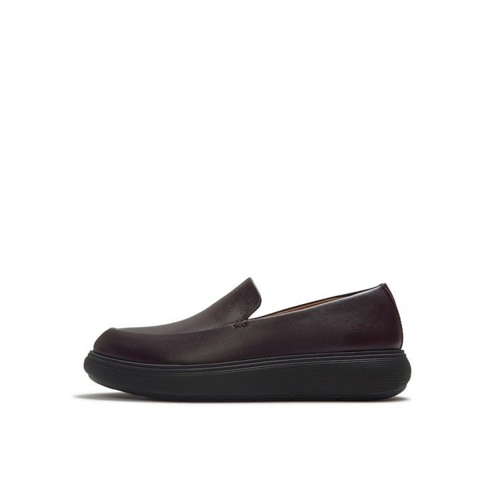 핏플랍 [FITFLOP][삼성물산공식] 여성 IQCOMFF 레더 로퍼  딥 브라운 FT69K2L22D