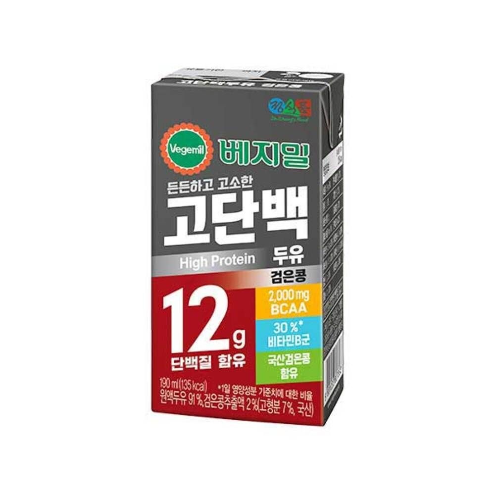 베지밀 고단백두유 검은콩 190mlx48입