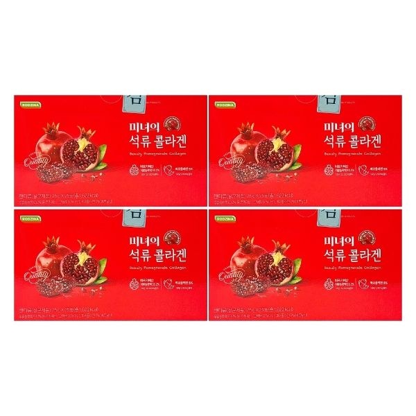 로지나 미녀의 석류콜라겐 25g x 25포 4개 - WAO -