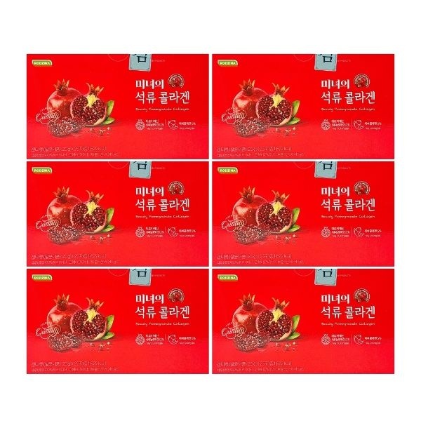 로지나 미녀의 석류콜라겐 25g x 25포 6개 - WAO -
