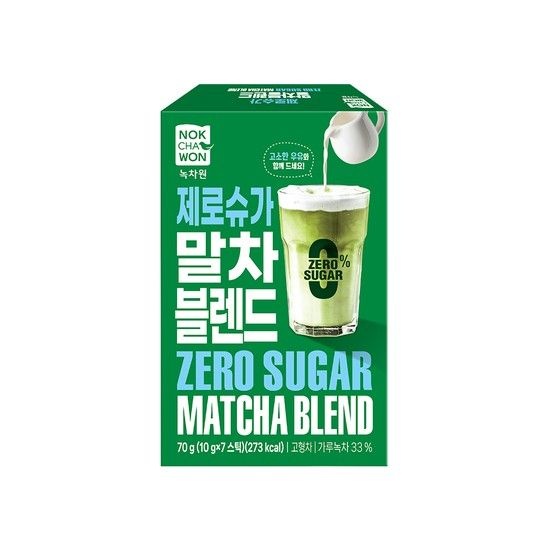 녹차원 제로슈가 말차 블렌드 7스틱