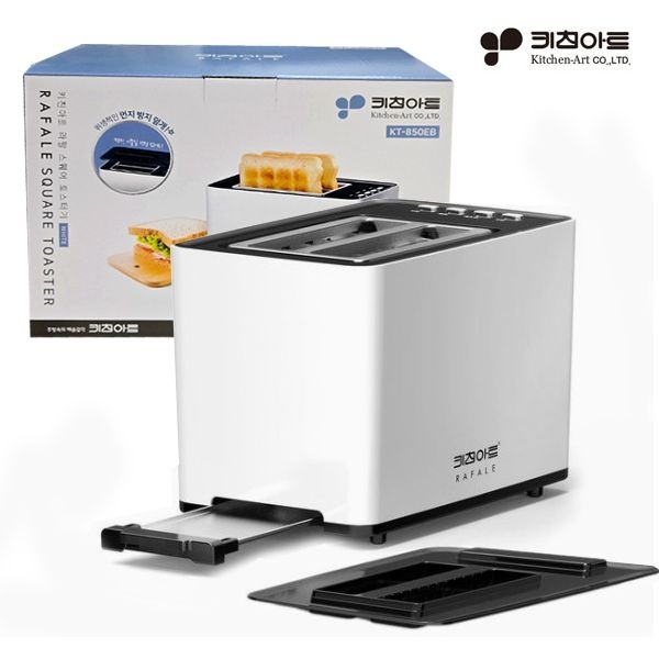 키친아트 토스터기 토스트기 밑판 분리형 쉬운청소 KT-850EB