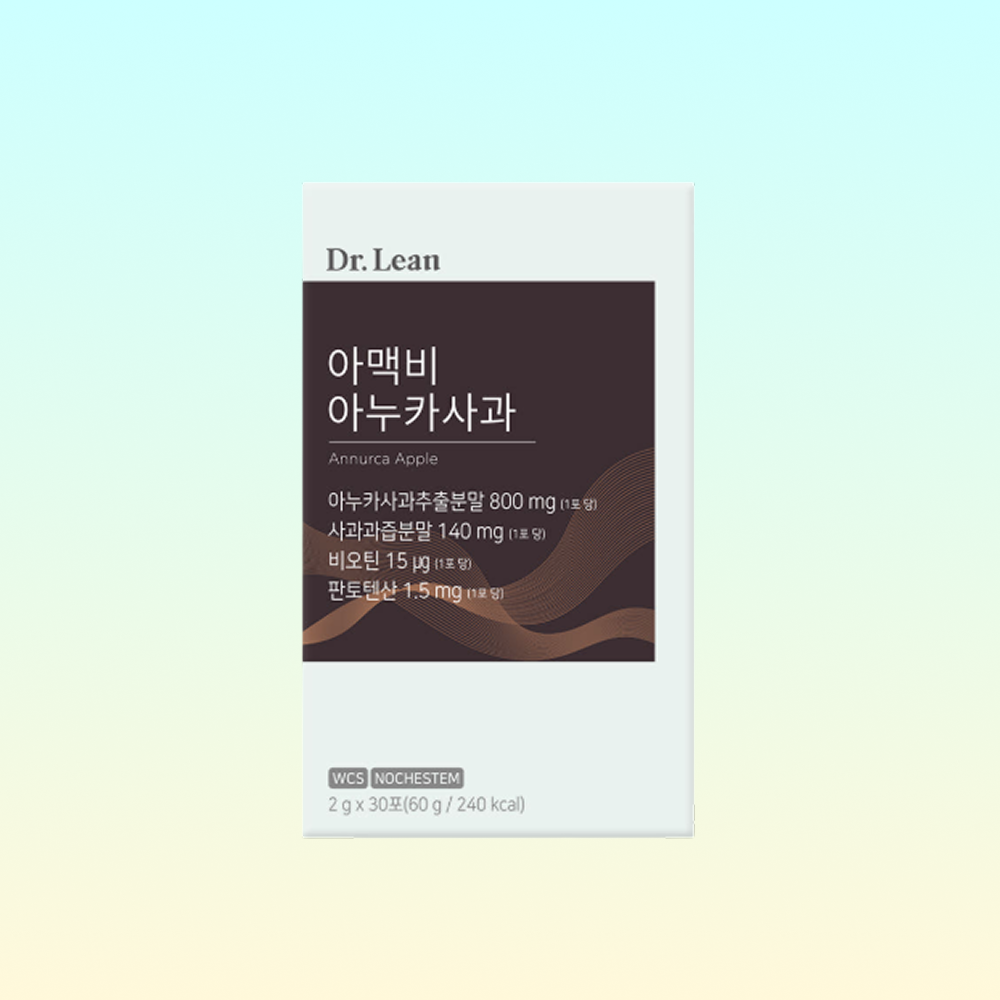 닥터린 아맥비 아누카사과 분말 프로시아니딘 B2 맥주효모 비오틴 30포 1개 모발영양 두피케어 사과추출물