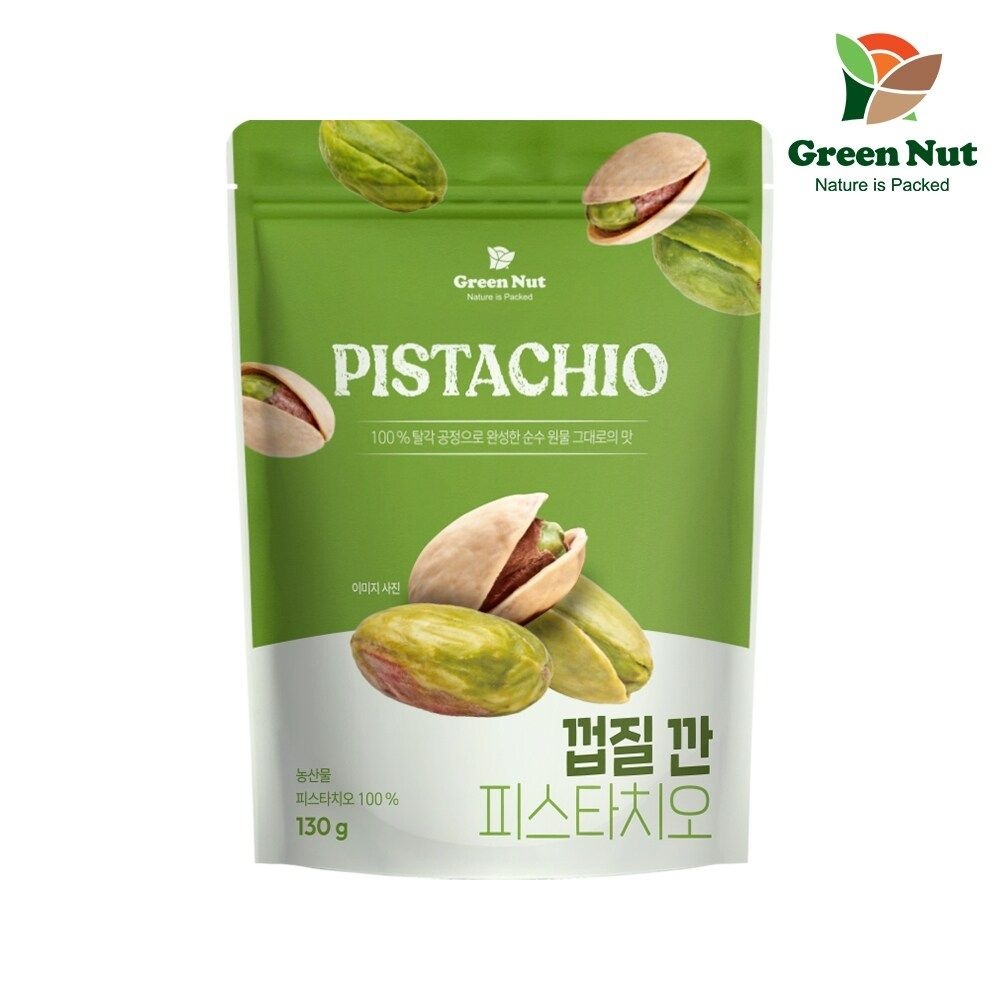 껍질 없이 부드러운 탈각 피스타치오 130g