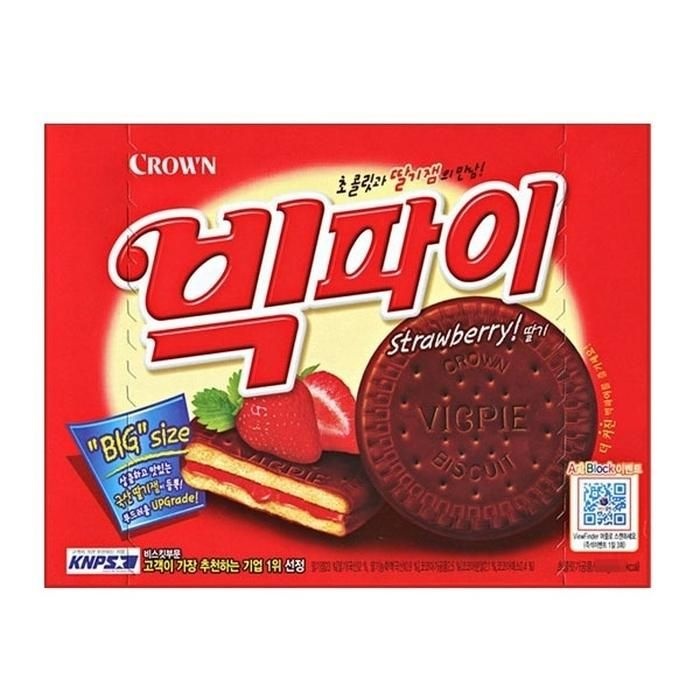 크라운 빅파이딸기 324g