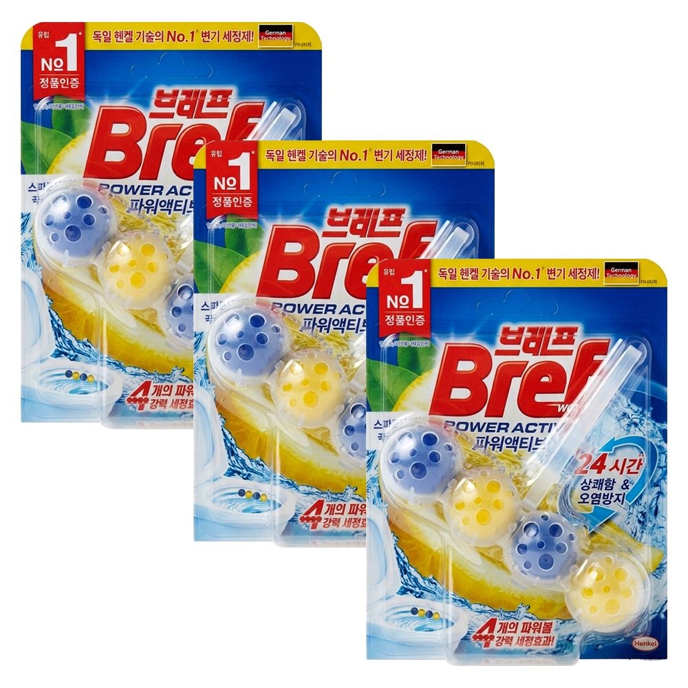 브레프 파워액티브 스파클링 레몬 50g X 3개