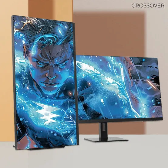 크로스오버 32QD200GM 81cm IPS WQHD 180Hz 피봇 게이밍 컴퓨터 세로 모니터 업그레이드이벤트