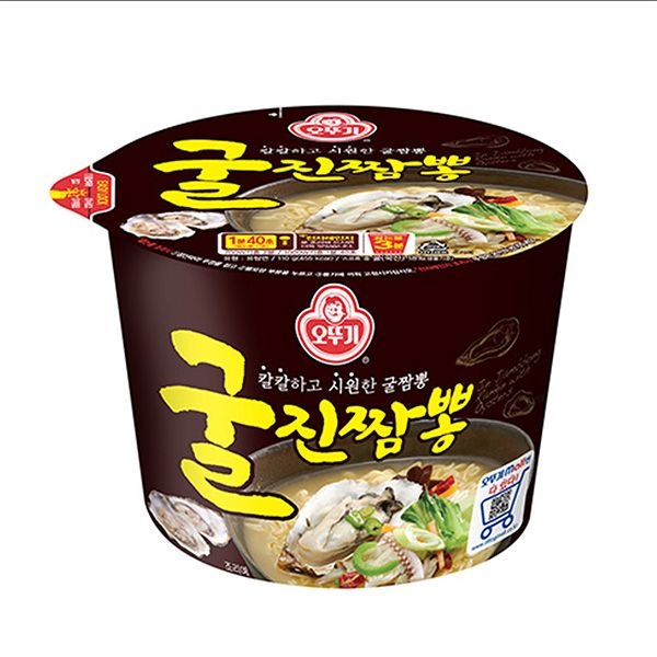 [롯데백화점] 오뚜기 큰컵라면 오뚜기 굴진짬뽕 110g 24개