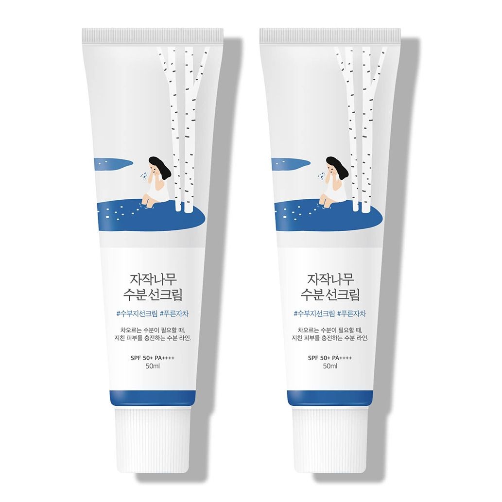 라운드랩 자작나무 수분 선크림 50ml(SPF50+) 2개