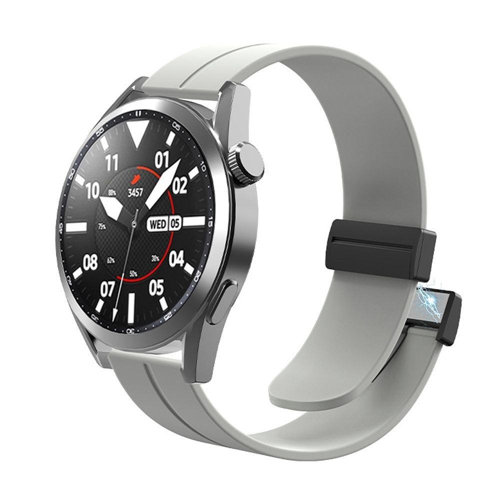 (호환) QCY GT GT2 GT프로 워치 실리콘 마그네틱 D버클 스트랩 22mm [WFNNOM5]