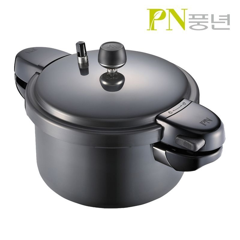 풍년압력밥솥 경질피막 블랙펄 트렌디 8인용 압력솥 4L