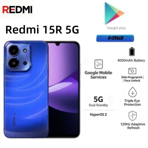 2026년 신형 샤오미 레드미 15R 5G 글로벌 버전 8GB 램