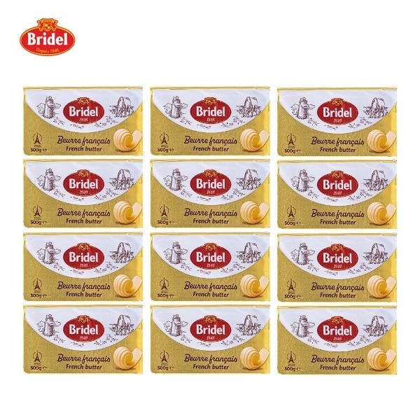브리델 무염버터 500g X 12개 베이킹버터