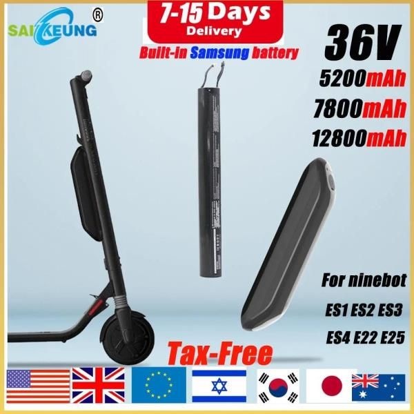 원래 실제 용량 36V5200mAh Ninebot 스쿠터 ES1 ES2