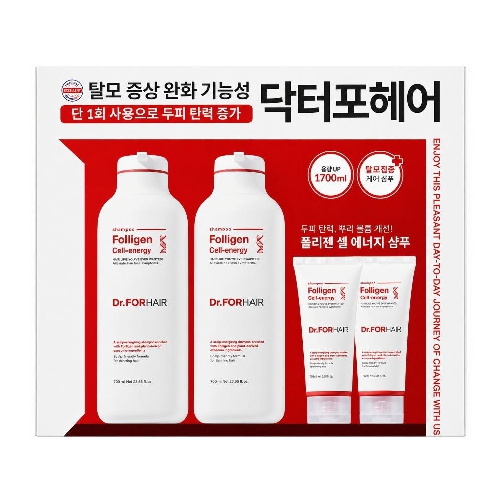 닥터포헤어  폴리젠 셀 에너지 샴푸 750ml x 2개 + 100ml x 2개