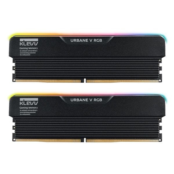 에센코어 KLEVV DDR5 PC5-48000 CL30 URBANE V RGB 블랙 서린 32GB 16GB2 6000 4047345