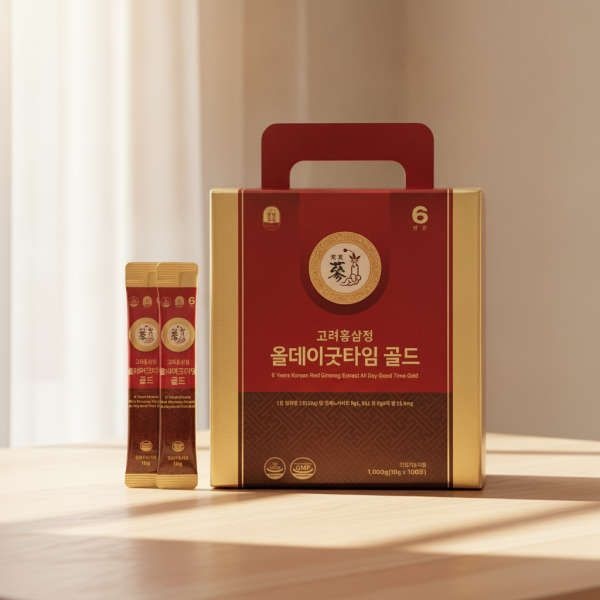 풍년보감 6년근 고려홍삼정 올데이굿타임 골드 홍삼스틱 지함 10g x 100포 4101026