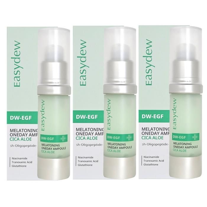 이지듀 앰플EGF 멜라토닝 원데이 시카 알로에 앰플 15ml 3개