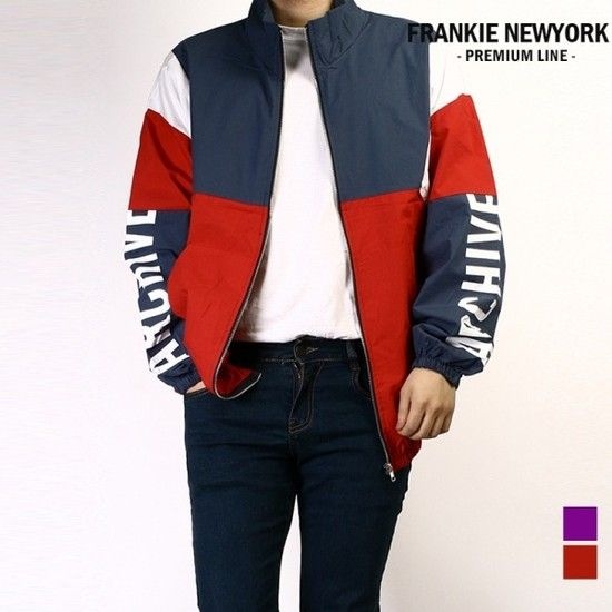 프랭키뉴욕 ACB집업 블루종_NB8J04