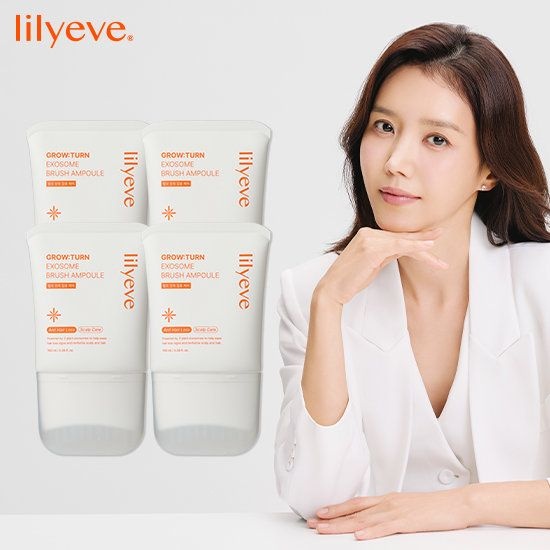 릴리이브 [31%OFF]릴리이브 그로우턴 엑소좀 브러쉬 앰플 100ml *4개