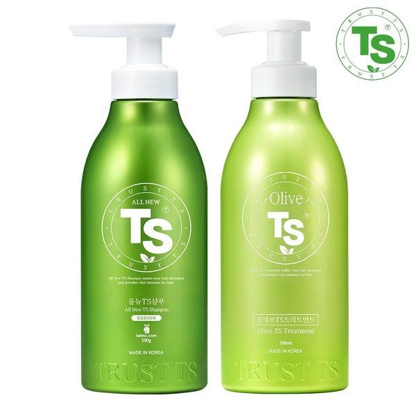 올뉴 TS 샴푸 500g + 올리브 트리트먼트 500ml