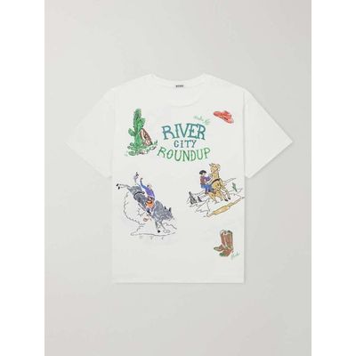 BODEリバーシティプリントコットン-ジャージーTシャツ MRF26CS005 B0082311608