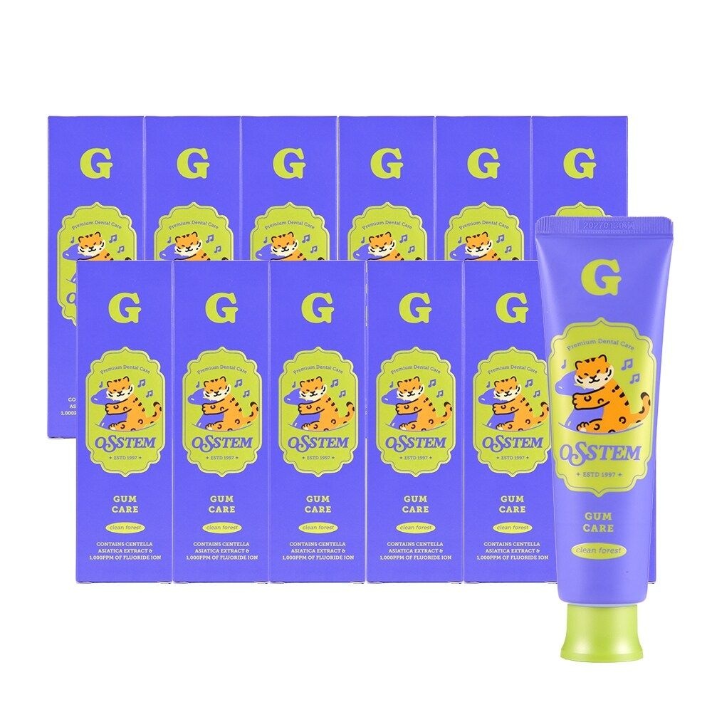 오스템 G 잇몸케어 치약 잇몸에 좋은 치약 120g 12개