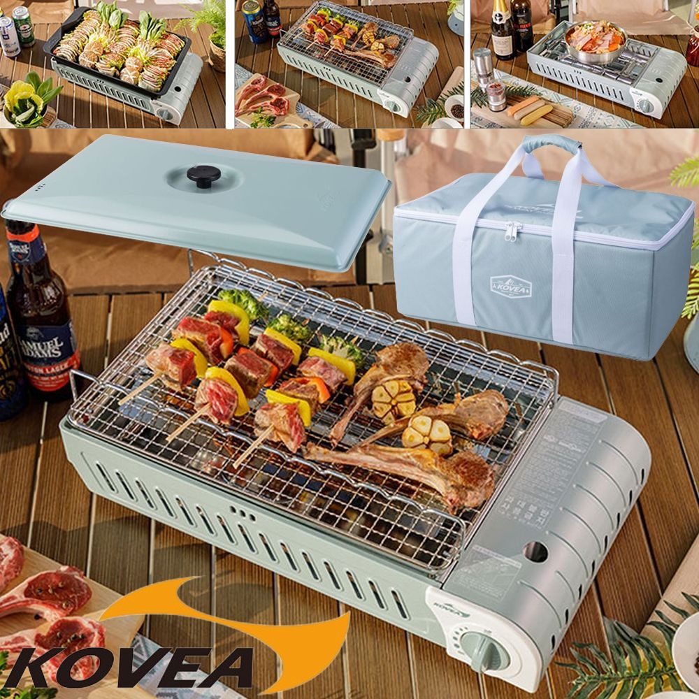 코베아 KOVEA 민트L 국산 캠핑용 가스레인지 가방포함 휴대용 가스렌지 구이바다 멀티 캠핑버너