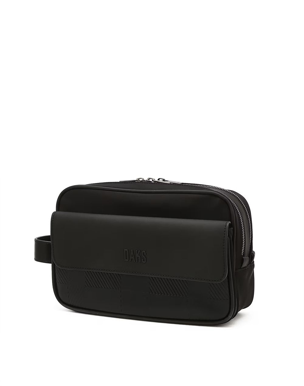 닥스 [AK수원점] [닥스]26FW PREMIUM 남성 체크 포인트 파우치 DGGF6F651BK