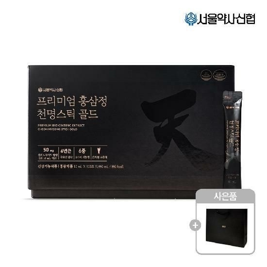 [G] 서울약사신협 프리미엄 홍삼정 천명 골드 100포 대용량(쇼핑백증정)