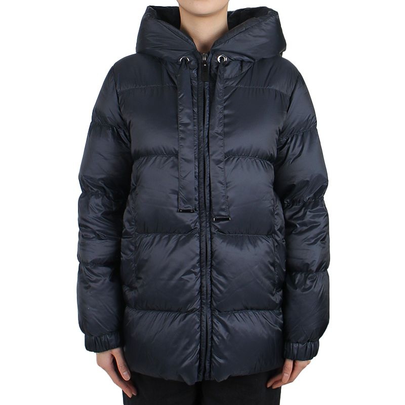 [롯데백화점]  막스마라 더 큐브 25FW 여성 세이아 후드 다운 패딩 미드나잇블루 SEIA 008