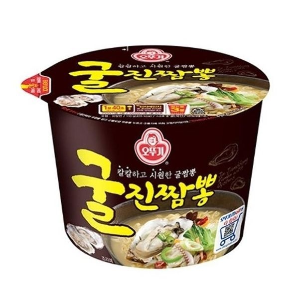 큰컵라면 오뚜기 굴진짬뽕 110g 24개