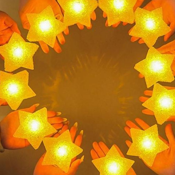 LED 별 팔찌 휴대용 램프 조명 공연소품 재롱잔치