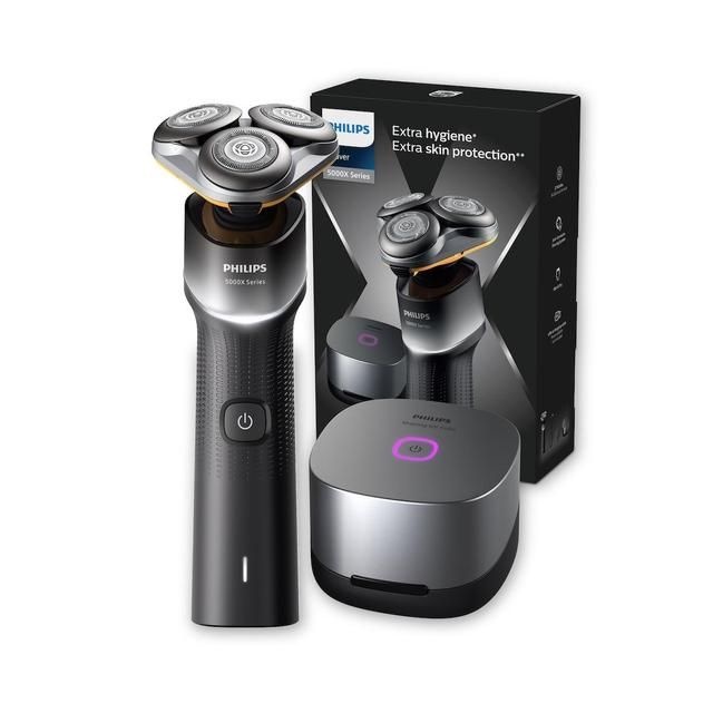 필립스 면도기 젠틀쉐이버 X-5012 (본체+UV면도날 살균기+보호캡+USB-A 케이블)