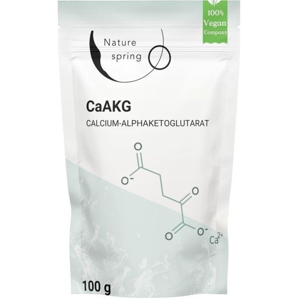 [해외] CAAGG 칼슘 알파케토글루타레이트 100g + 3.3개월 고용량 1000mg 첨가제 없이 최상의 품질로 독일에서