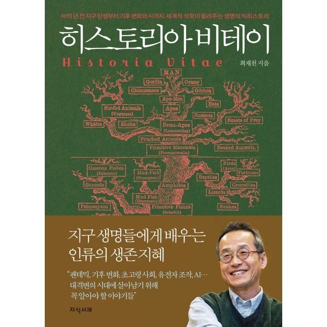 지식서재 히스토리아 비테이 - 46억 년 전 지구 탄생부터 기후 변화와 AI까지, 세계적 석학이 들려주는 생명의 빅히스토리 /