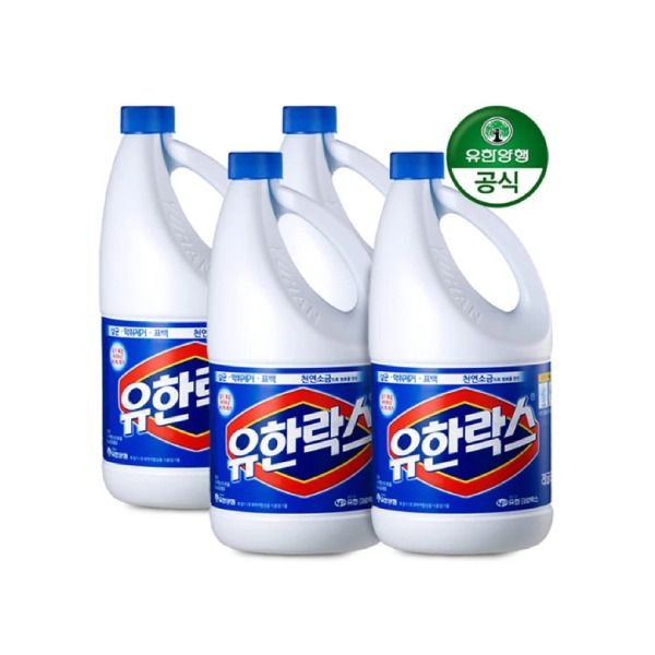 [패션플러스][유한양행][유한양행] 유한락스 레귤러 4L x 4개 (1박스)