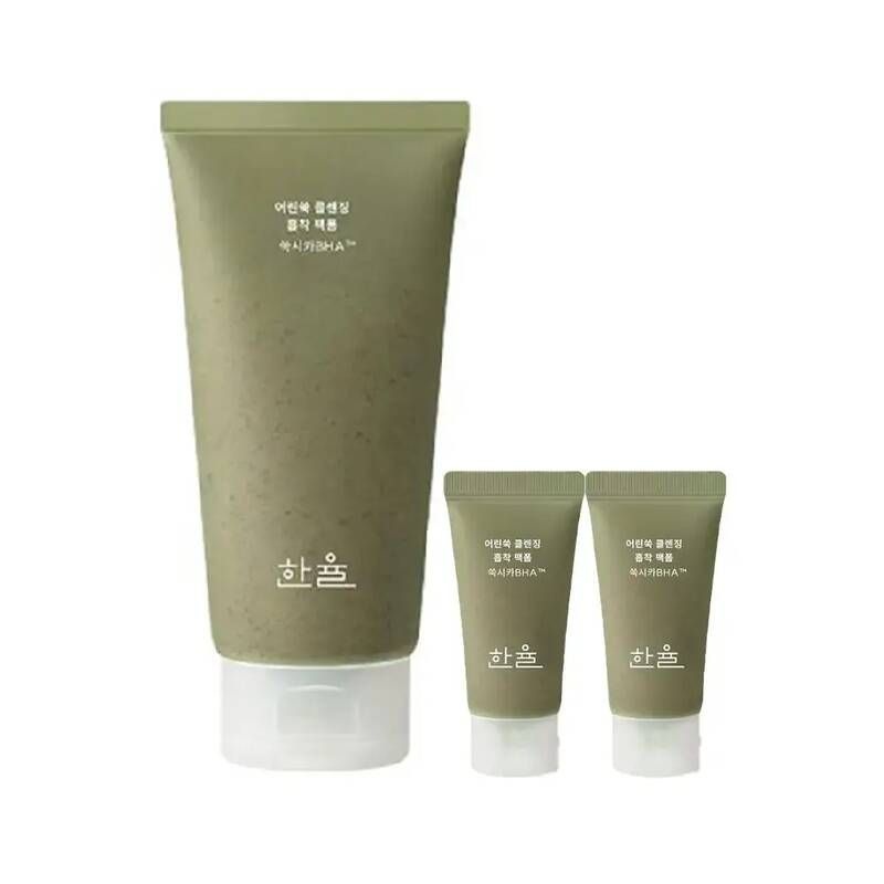 한율 어린쑥 클렌징 흡착 팩폼 150ml 기획120ml, 1개 + 15ml, 2개