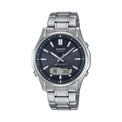 [해외] 카시오 CASIO LINEAGE 리니에지 LCW-M100TSE-1AJF 솔라 전파 시계 3H콤비 TI 5W 사파이어 유리 간단 밴드 160975