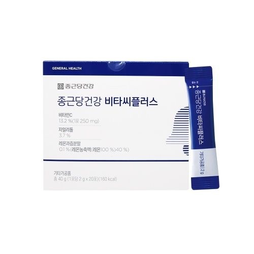 종근당건강 비타씨플러스 (1포당 2g x 20포 x 1개입)