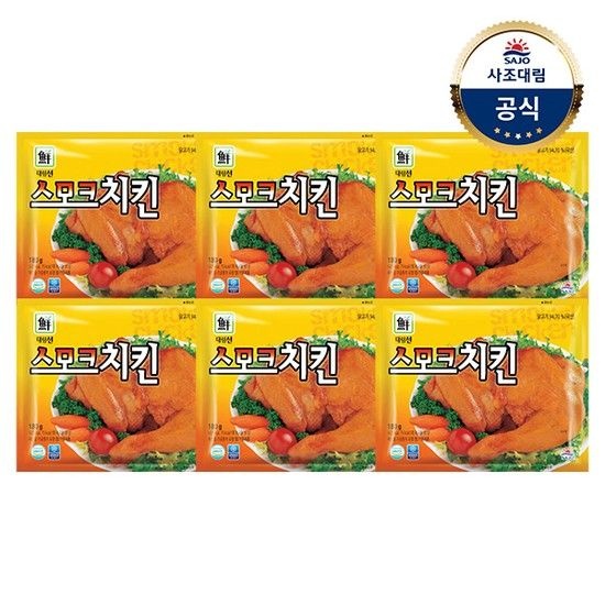 사조 대림냉장 스모크치킨 180g 6개