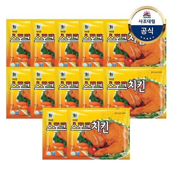 사조 [대림냉장] 스모크치킨180g 12개
